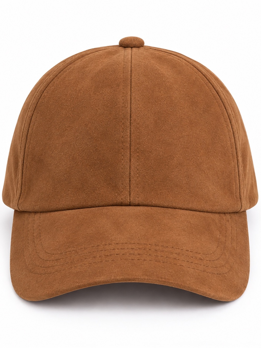 44. Free People β’ Suede Baseball Cap - Brown